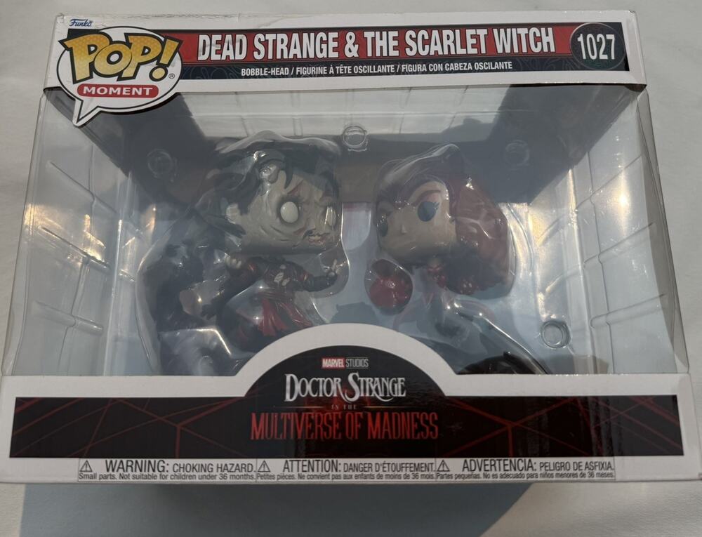 NIB Marvel Dr. Strange Dead Strange & The Scarlet Witch Funko Pop 1027